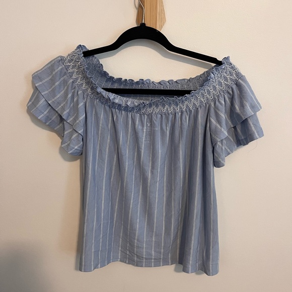 3/$20 ☀️ AE Off the Shoulder Shirt - Small - Picture 3 of 5